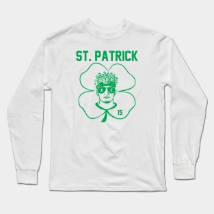 St. Patrick Mahomes (green design) Long Sleeve T-Shirt